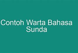 Warta Bahasa Sunda